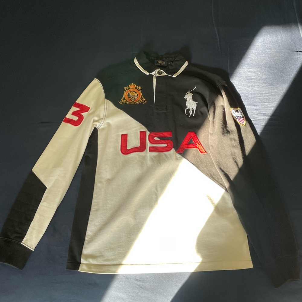 Polo Ralph Lauren USA Rugby long sleeve polo